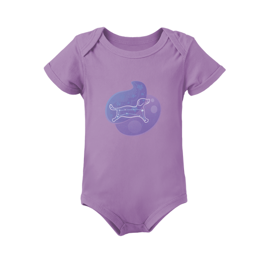 Rius the Loyal Puppy Astral Nadir Traces on Infant Baby Rib Bodysuit