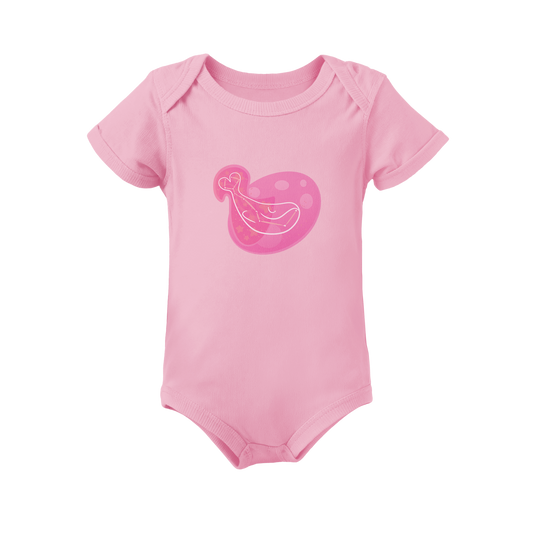 Mir the Spunky Calf Astral Dusk Traces on Infant Baby Rib Bodysuit