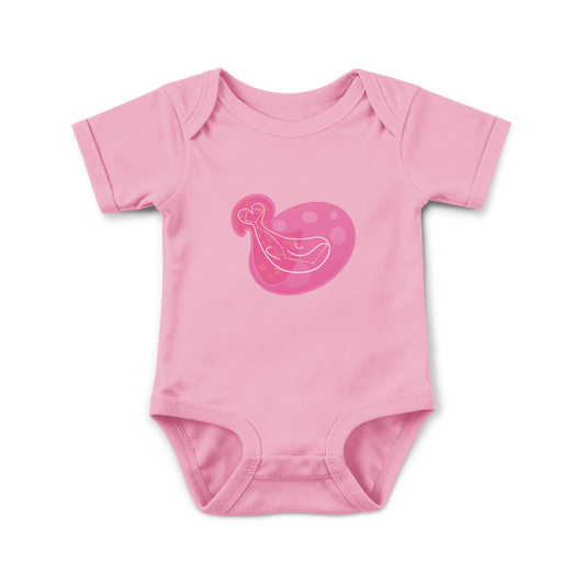 Mir the Spunky Calf Astral Dusk Traces on Infant Baby Rib Bodysuit