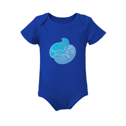 Rius the Loyal Puppy Astral Zenith Traces on Infant Baby Rib Bodysuit