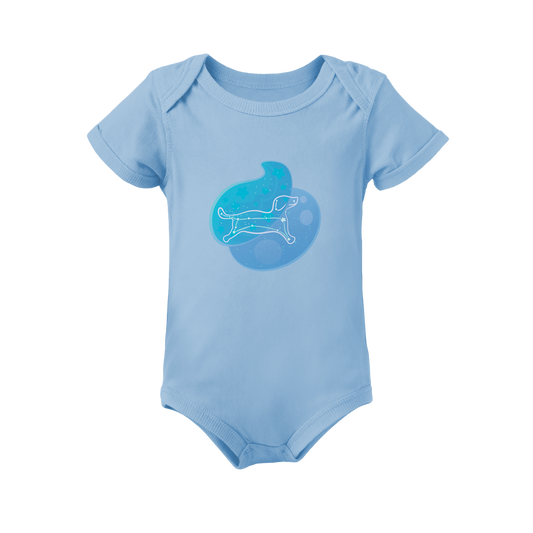 Rius the Loyal Puppy Astral Zenith Traces on Infant Baby Rib Bodysuit
