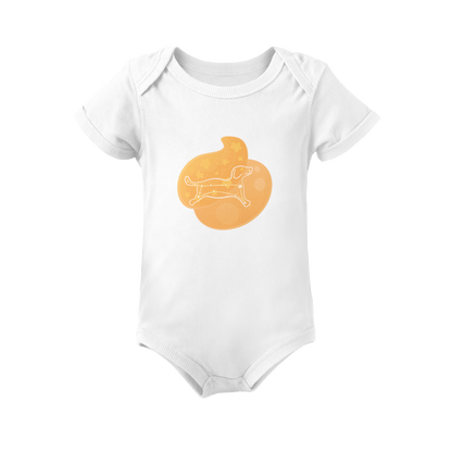 Rius the Loyal Puppy Astral Dawn Traces Infant Baby Rib Bodysuit