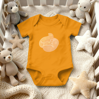 Rius the Loyal Puppy Astral Dawn Traces Infant Baby Rib Bodysuit