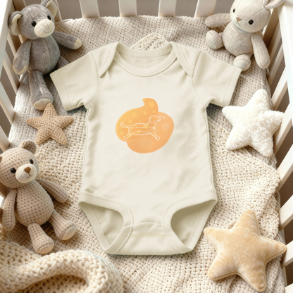 Rius the Loyal Puppy Astral Dawn Traces Infant Baby Rib Bodysuit