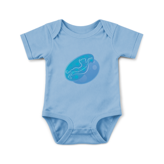 Lyn the Keen Kitten Astral Zenith Traces on Infant Baby Rib Bodysuit