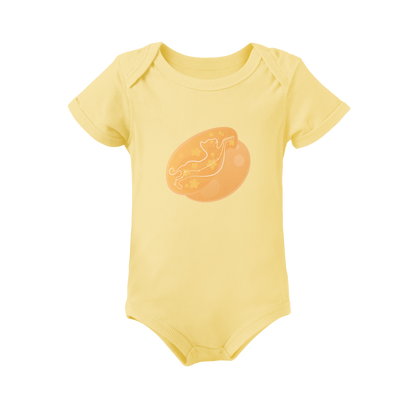 Lyn the Keen Kitten Astral Dawn Traces on Infant Baby Rib Bodysuit