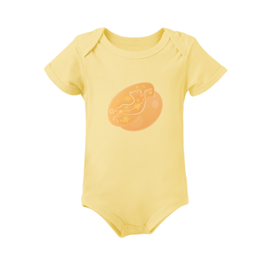 Lyn the Keen Kitten Astral Dawn Traces on Infant Baby Rib Bodysuit