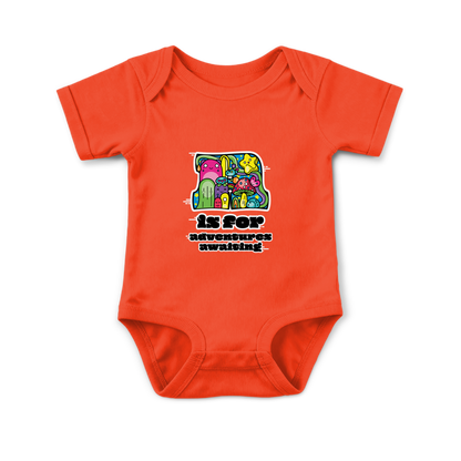 A is for Adventures Awaiting on Infant Baby Rib Bodysuit