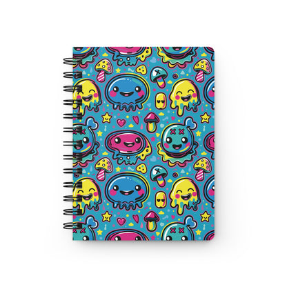 Fourth Hour of Mischief Joltsprung Oozeling Scrawls on Spiral Bound Journal
